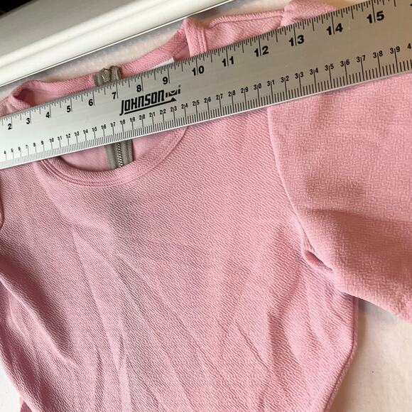 Lularoe Women’s Short Sleeve Screw Neck Knee Length Dress size XS, Pink & green - Picture 2 of 10